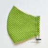 Light Green Mini Polka Dot Reusable Face Mask