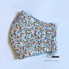Peach Floral Reusable Face Mask