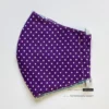Purple Mini Polka Dot Reusable Face Mask